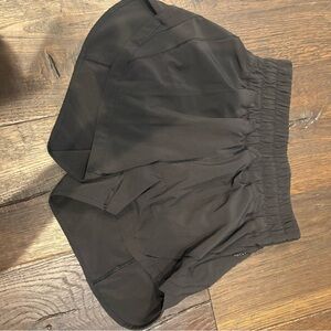 Lululemon Athletica Black High Rise Track That Shorts Size 2